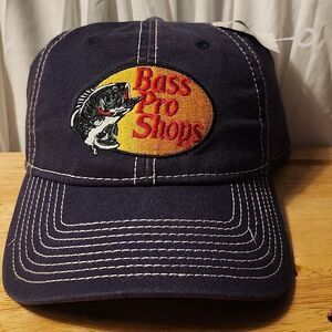 Bass Pro Shops Navy Blue Sliderback Hat - New